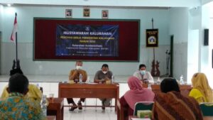 MUSKAL Rencana Kerja Pemerintah Kalurahan Sumberrahayu Tahun 2022