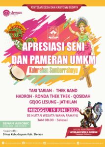 GELAR APRESIASI SENI DAN PAMERAN UMKM Di KALURAHAN SUMBERRAHAYU