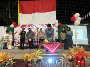 Sambang Padukuhan dalam rangka malam tirakatan memperingati Hari Ulang Tahun ke-81 Republik Indonesia di Kalurahan Sumberrahayu